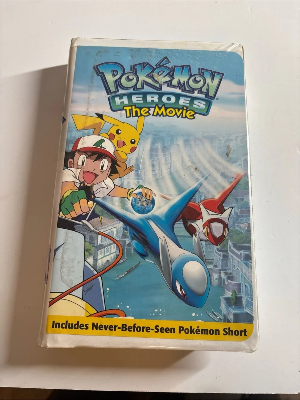 Pokemon Heroes The Movie VHS – Blue Cover